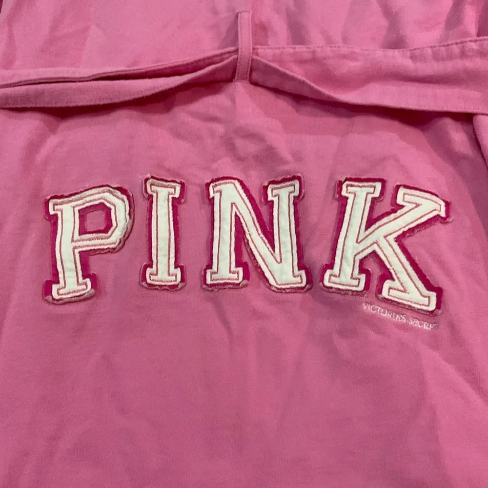 Rare Vintage PINK Victoria's Secret Pink Hooded Robe